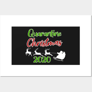 Quarantine Christmas Crew - Family Christmas Crew - Pandemic Christmas Gift - Couple Family Matching christmas pajamas Posters and Art